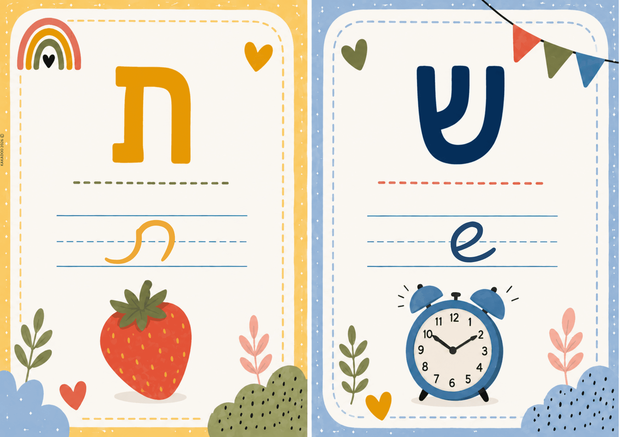כרטיסיות אותיות א"ב — דף 11