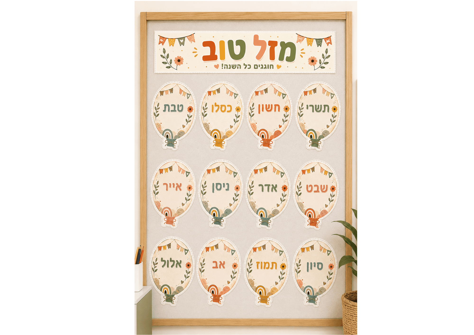 לוח יומולדת עברי — הדמיה