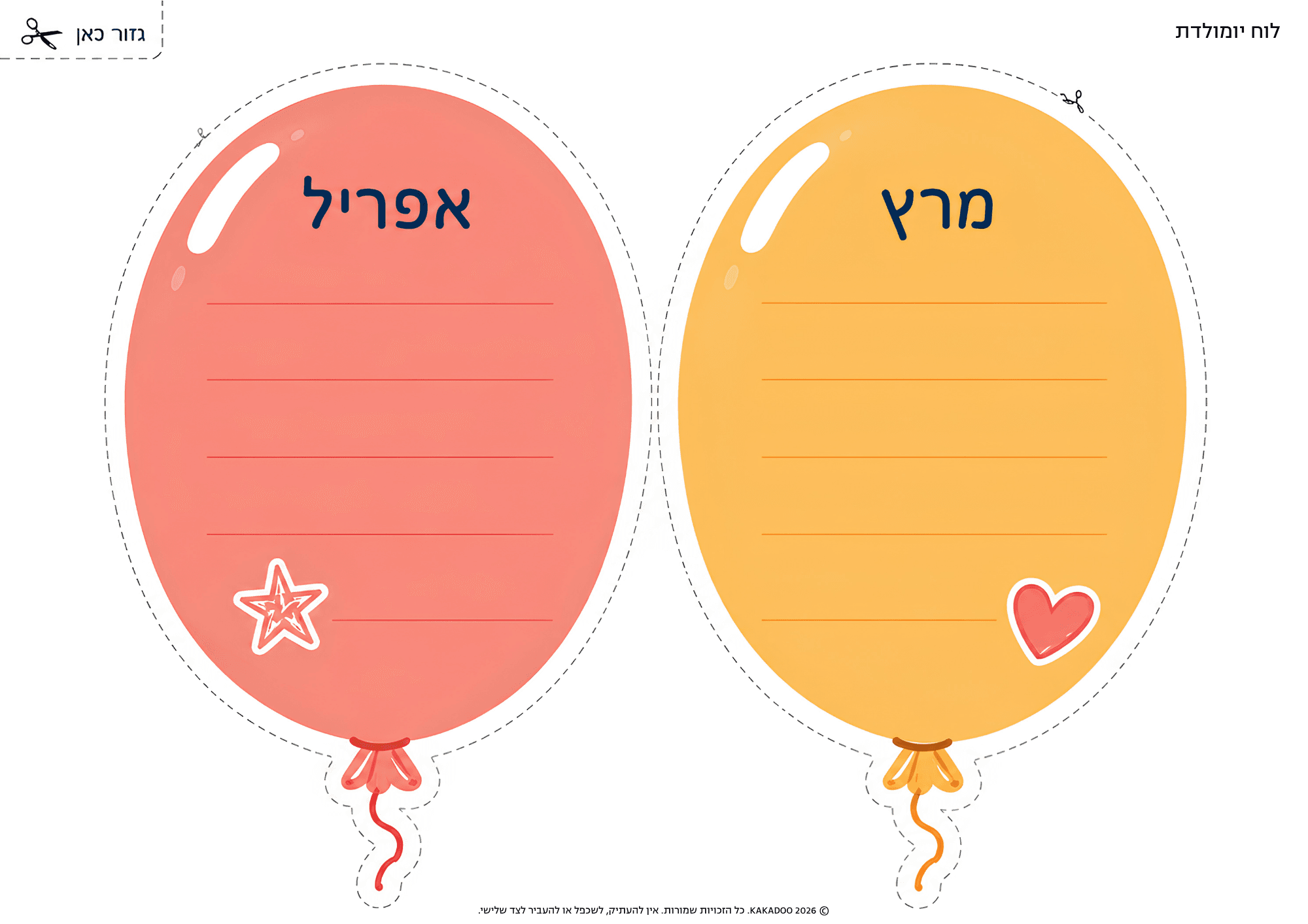כרטיסיית יומולדת 2