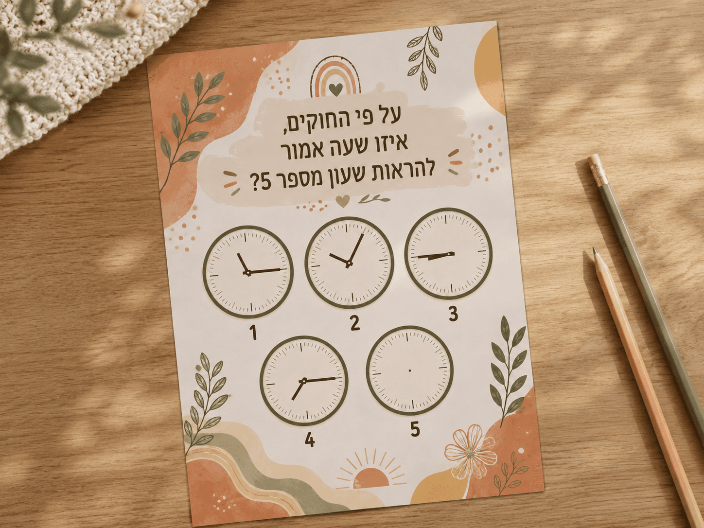 לוח אתגרי מוח - הדמיה 5